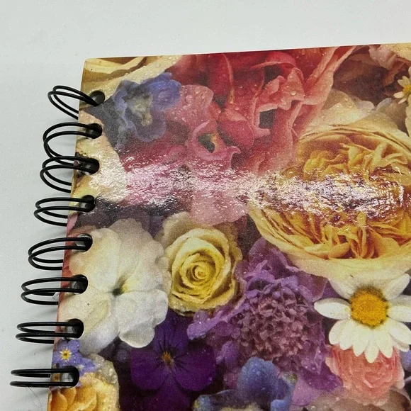 New Tri Coastal Design Floral Pattern Personal Journal Notebook Spiral Bound - Picture 8 of 8